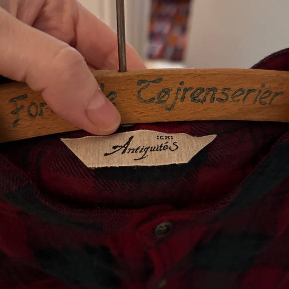 Ichi Antiquités Wool Washer Tartan Dress O/S - Picture 6 of 7